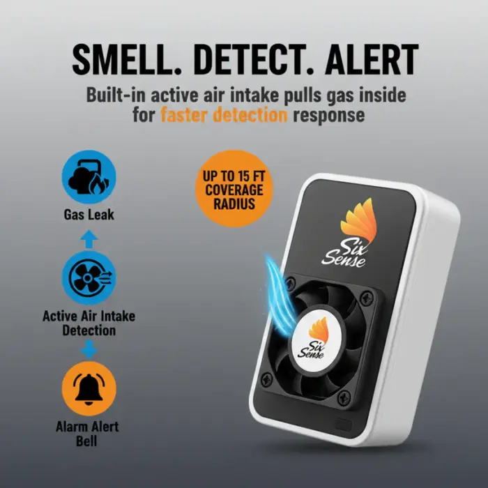 Six Sense - LPG PNG Gas Leak Detector - Image 4
