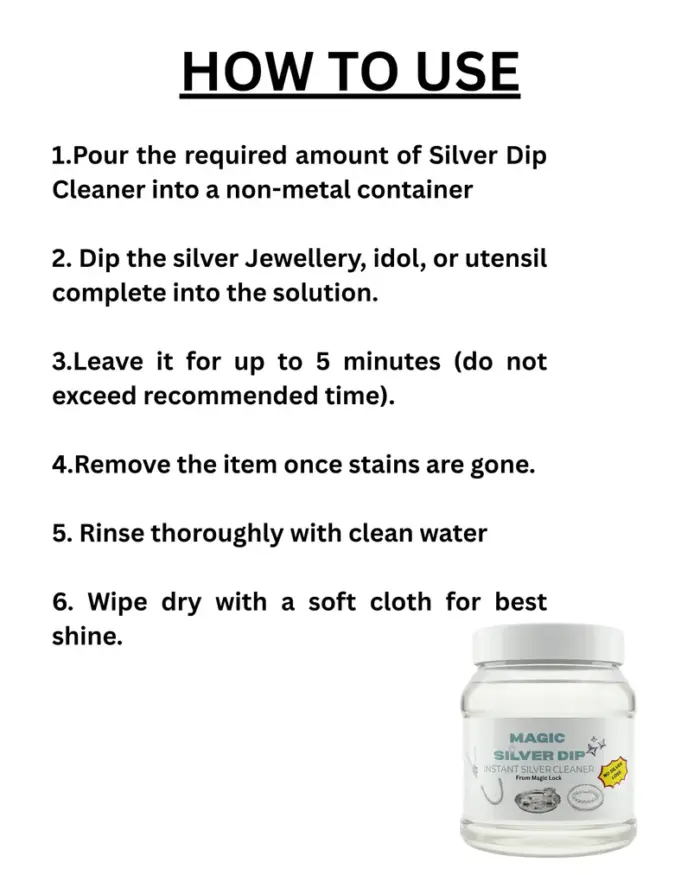 Magic Silver Dip – Instant Silver Cleaner [300 ML] - Image 5